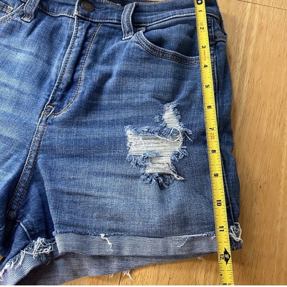 Women’s Hollister Jean Shorts Advanced Stretch Ultra High-Rise Short Sz 5 - Picture 4 of 6